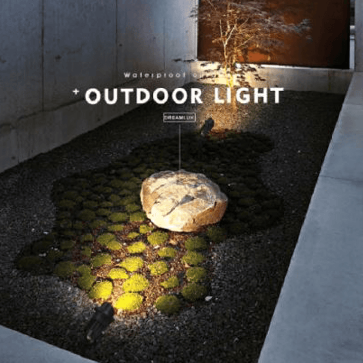 Outdoor Landscape Lighting LED 12V Low Voltage CD75 4x/8x/12x Package 7W 12V Low Voltage LED Directional Outdoor Landscape Aluminum Spotlight Narrow Beam 3000K