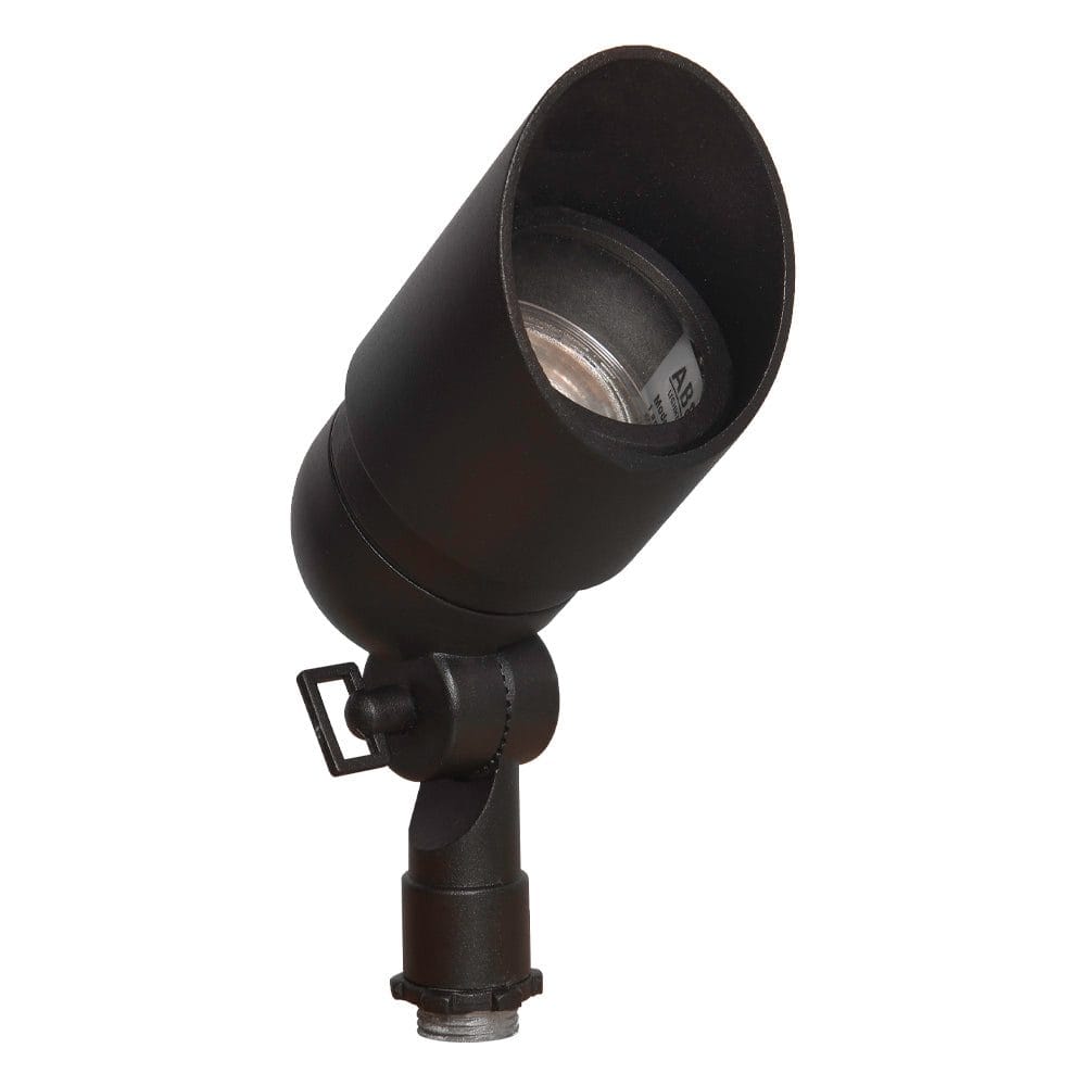Outdoor Landscape Lighting LED 12V Low Voltage DL01 12V Low Voltage Outdoor LED Landscape Aluminum Spotlight | MR16 Socket Light Fixture Black