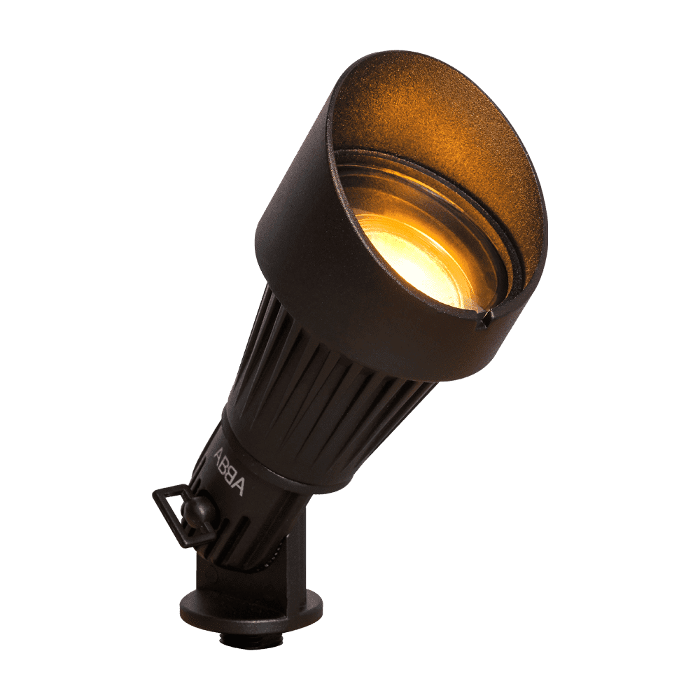 Outdoor Landscape Lighting LED 12V Low Voltage DL02 4x/8x/12x Package 12V Low Voltage Waterproof LED Outdoor Aluminum Spotlight Directional Lighting with MR16 5W 3000K Bulb