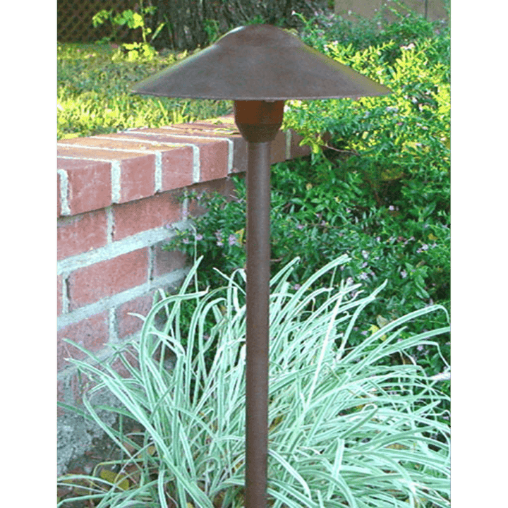 Outdoor Landscape Lighting LED 12V Low Voltage DL03 4x/8x/12x Package 12V AC/DC Aluminum Low Voltage Landscape Lighting Mushroom Path Light with G4 3W 3000K Bulb