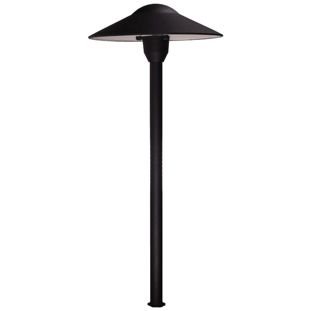 Outdoor Landscape Lighting LED 12V Low Voltage DL03 Cast Aluminum Path Light | 12V Low Voltage Landscape Light Lamp Ready G4 Socket Black