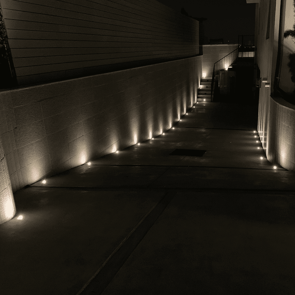 Outdoor Landscape Lighting LED 12V Low Voltage DM52 4x/8x/12x Package 3W COB LED 12V Low Voltage In-Ground Landscape Well Lights Waterproof Fixture 3000K