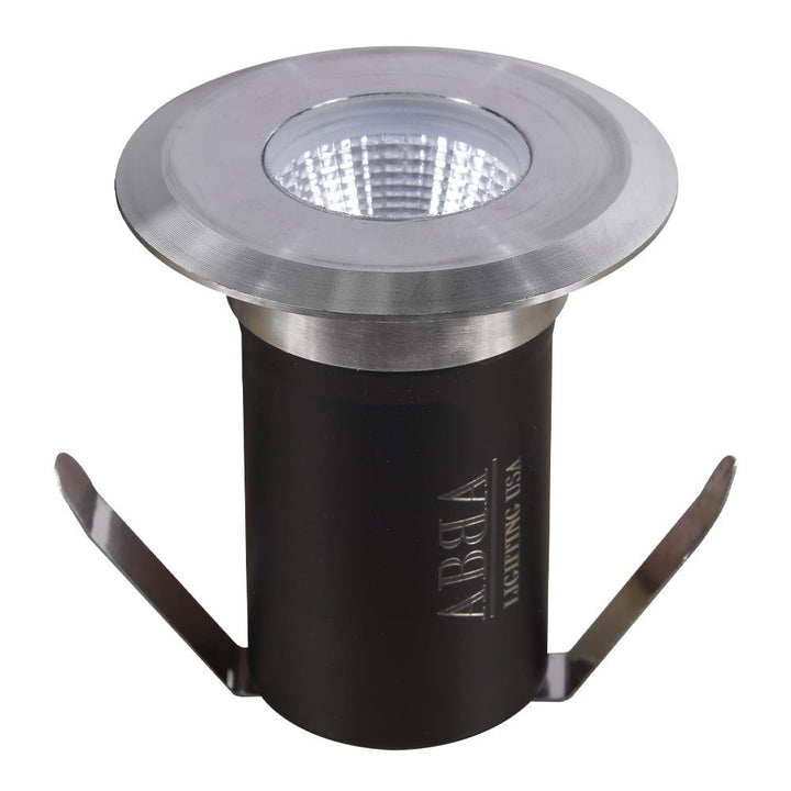 Outdoor Landscape Lighting LED 12V Low Voltage DM52 Stainless Steel In-Ground Well Light | 3W Integrated LED 12V Low Voltage Landscape Light Stainless Steel
