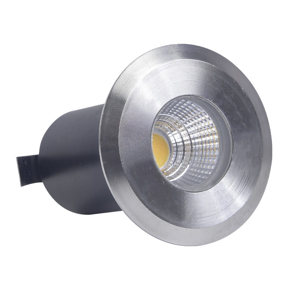 Outdoor Landscape Lighting LED 12V Low Voltage DM52 Stainless Steel In-Ground Well Light | 3W Integrated LED 12V Low Voltage Landscape Light