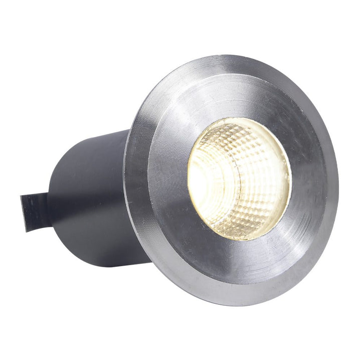 Outdoor Landscape Lighting LED 12V Low Voltage DM52 Stainless Steel In-Ground Well Light | 3W Integrated LED 12V Low Voltage Landscape Light