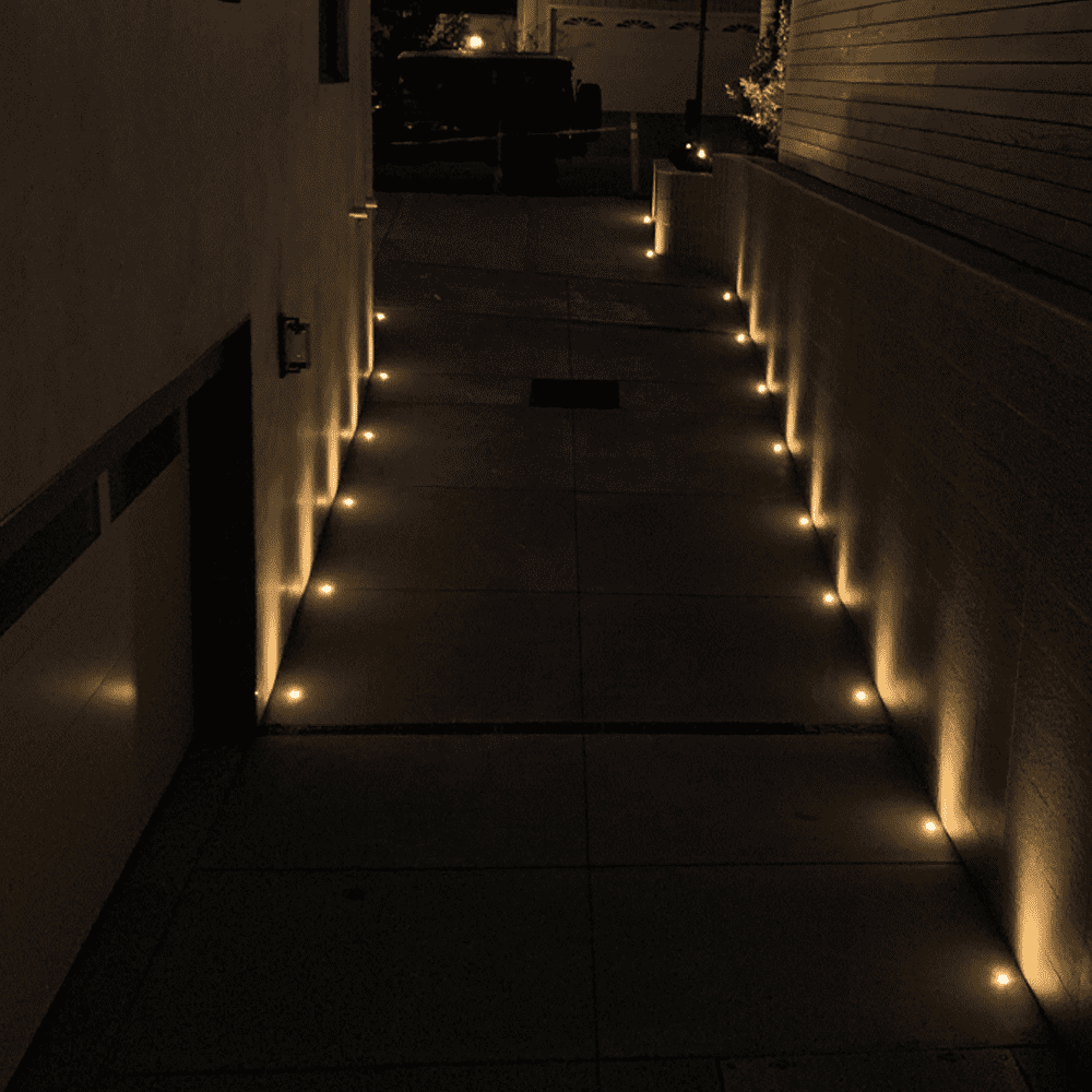 Outdoor Landscape Lighting LED 12V Low Voltage DM52 Stainless Steel In-Ground Well Light | 3W Integrated LED 12V Low Voltage Landscape Light