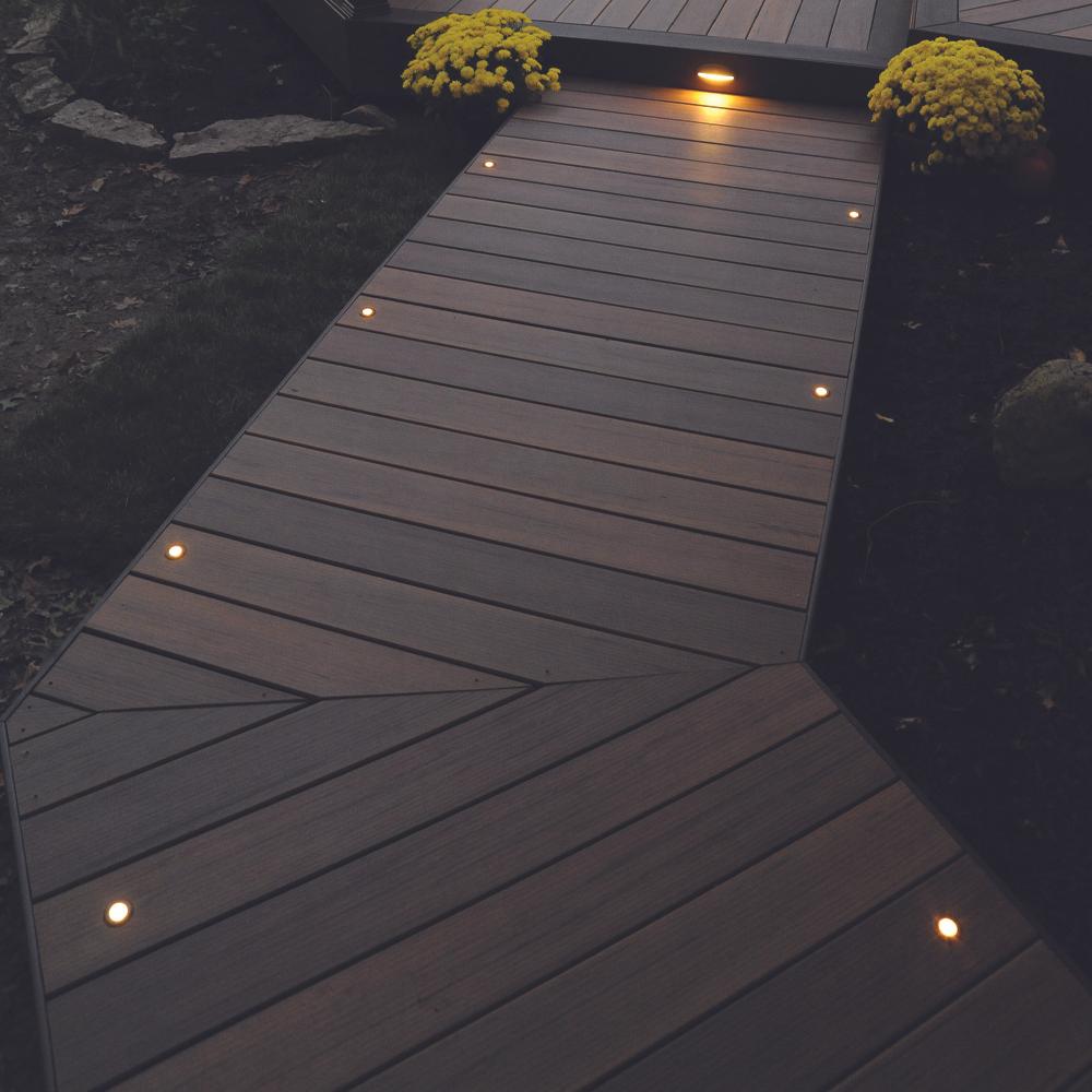 Outdoor Landscape Lighting LED 12V Low Voltage DM52 Stainless Steel In-Ground Well Light | 3W Integrated LED 12V Low Voltage Landscape Light