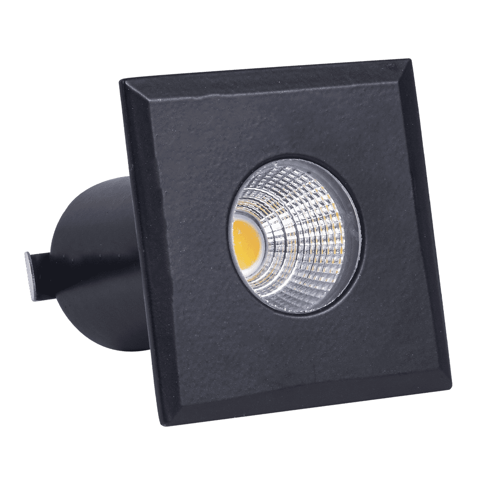 Outdoor Landscape Lighting LED 12V Low Voltage DMS52 4x/8x/12x Package 3W COB 12V Low Voltage LED Square Top Stainless Steel Waterproof In-Ground Landscape Well Light 3000K/5000K