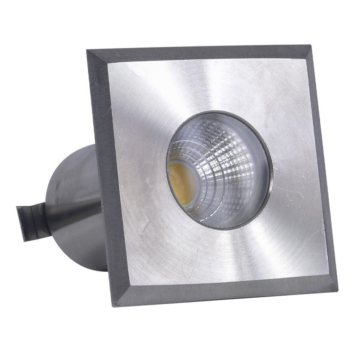 Outdoor Landscape Lighting LED 12V Low Voltage DMS52 Stainless Steel In-Ground Well Light | 3W Integrated LED 12V Low Voltage Landscape Light