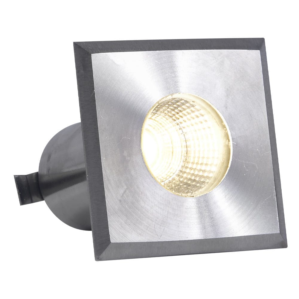 Outdoor Landscape Lighting LED 12V Low Voltage DMS52 Stainless Steel In-Ground Well Light | 3W Integrated LED 12V Low Voltage Landscape Light