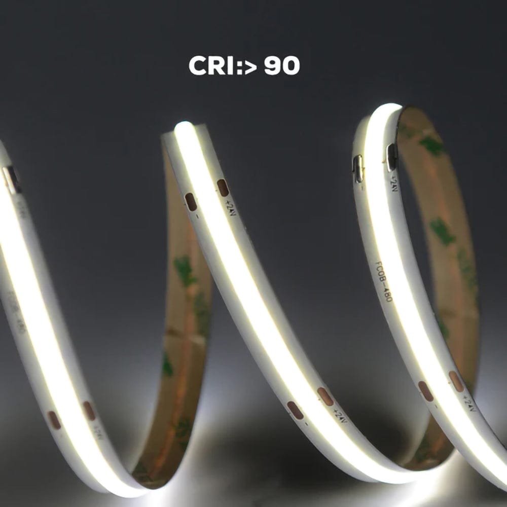 Outdoor Landscape Lighting LED 12V Low Voltage SLD07 Dotless Linear LED Tunable CCT (2700K-6500K) 4.5W/ft for 10mm COB Strip Lights Low Voltage DC24V Tape Light
