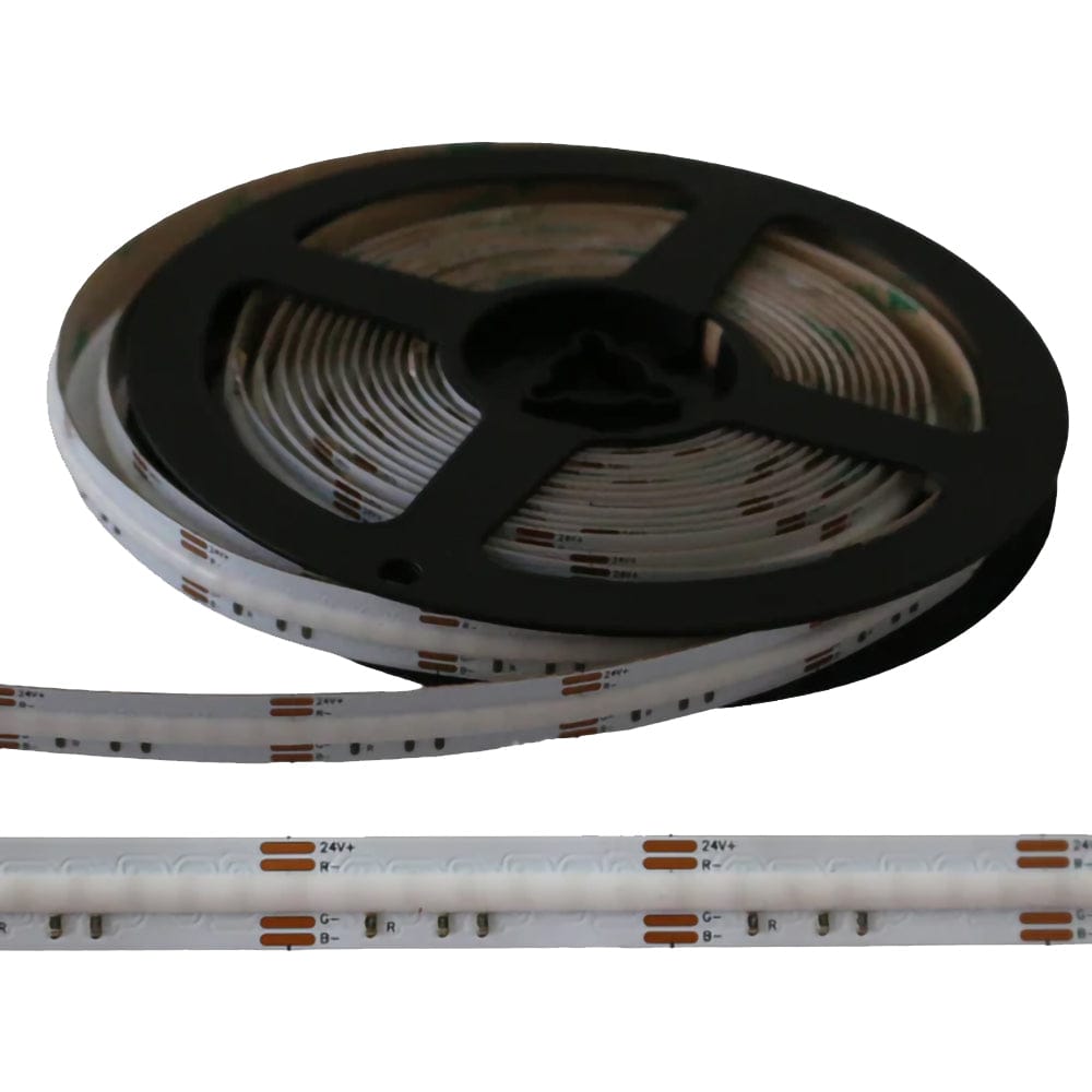 Outdoor Landscape Lighting LED 12V Low Voltage SLD36 Dotless Linear LED RGB Color Changing 4.4W/ft COB Strip Lights Low Voltage 10mm DC24V Tape Light