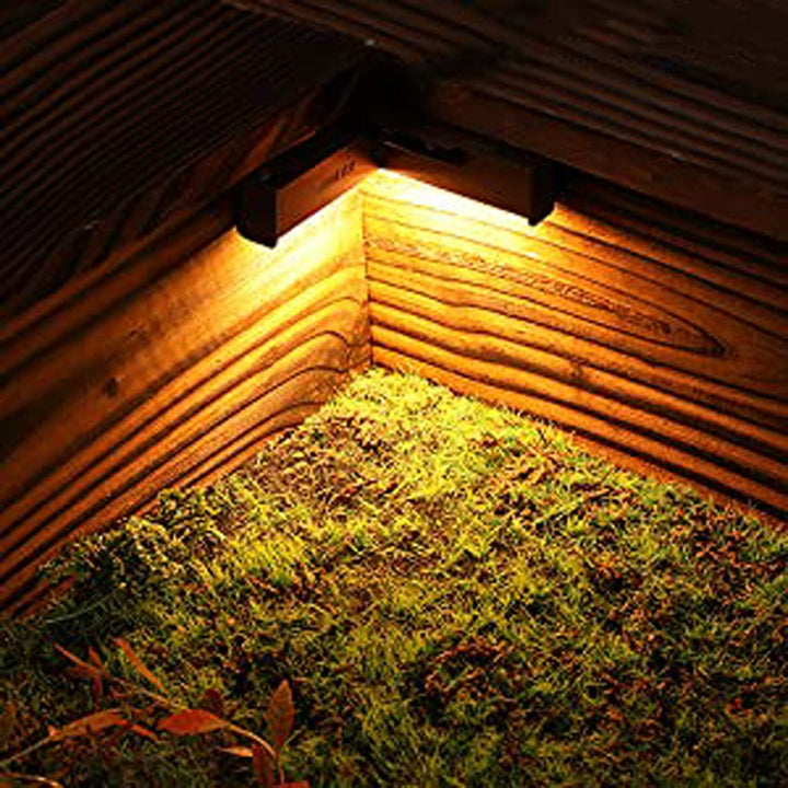 Outdoor Landscape Lighting LED 12V Low Voltage ELC02 8-Pack 3W LED Hardscape Lighting Right Angle 3CCT Retaining Wall Lights, 12V Low Voltage Landscape Lights Package