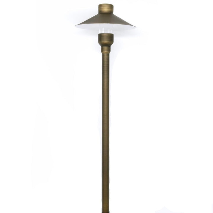 Outdoor Landscape Lighting LED 12V Low Voltage BPLP08 Tulay BH 18" Antique Brass Path Light 4x/8x/12x G4 2W Dimmable 2700K Package Low Voltage Landscape Lighting