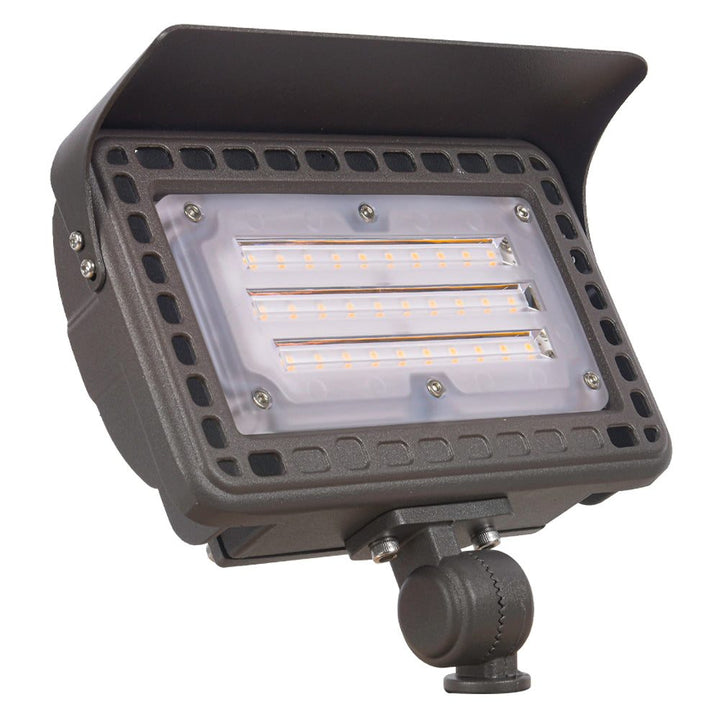 Outdoor Landscape Lighting LED 12V Low Voltage FLACCT40 Bronze Aluminum 40W Outdoor LED 12V Low Voltage Landscape Lighting Floodlight
