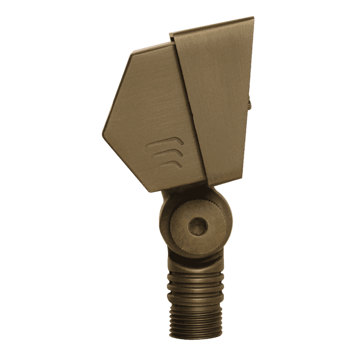 Outdoor Landscape Lighting LED 12V Low Voltage FPB02 Cast Brass Floodlight | 2W-7W 3000K Warm White Integrated Low Voltage Landscape Light