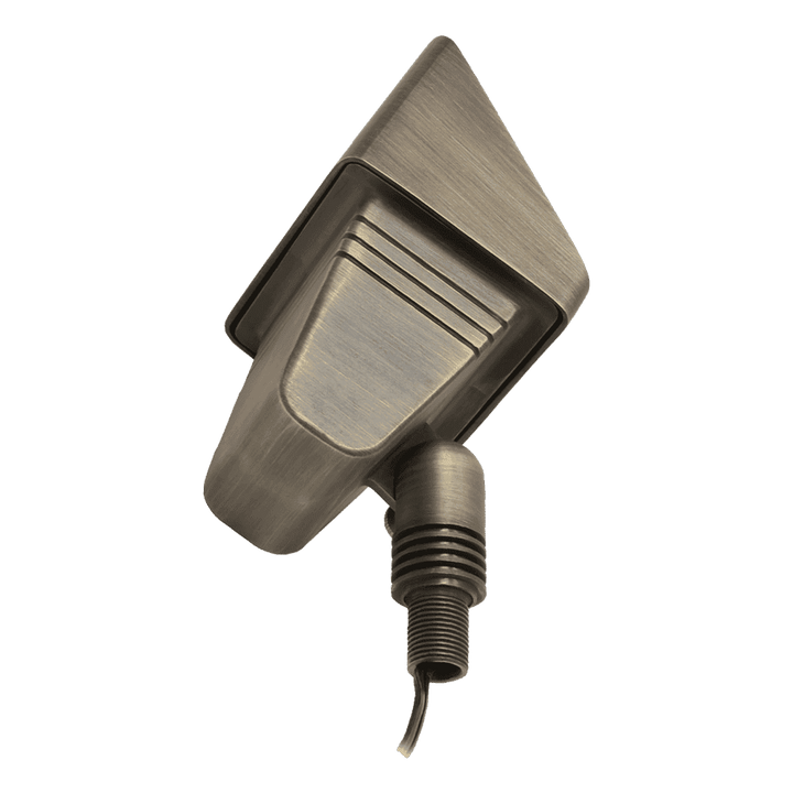 Outdoor Landscape Lighting LED 12V Low Voltage FPB05 Cast Brass Rectangular LED 12V Low Voltage Directional Floodlight Adjustable Landscape Lighting MR16 Socket