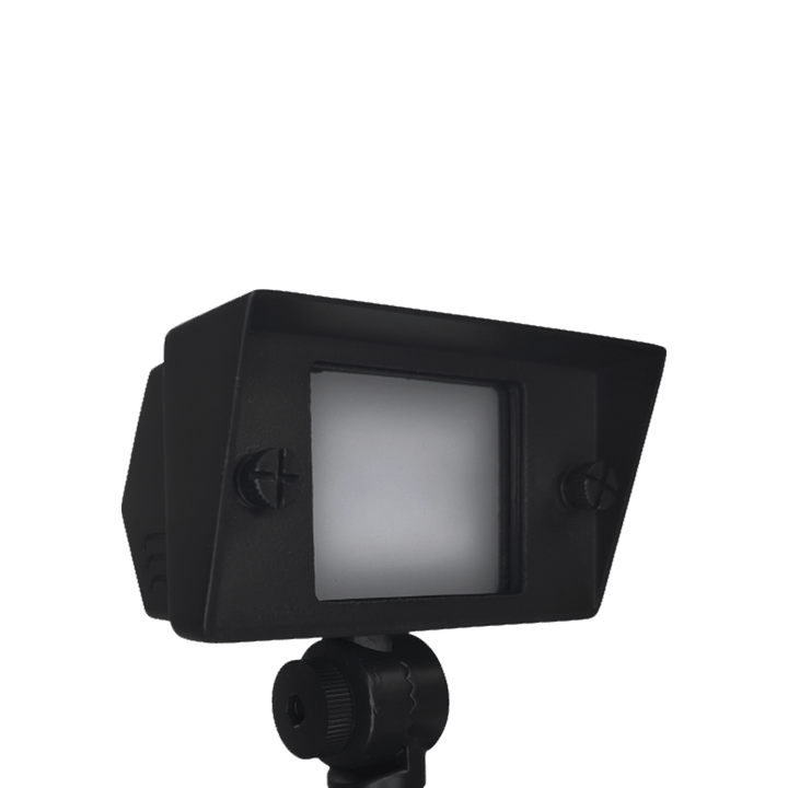 Outdoor Landscape Lighting LED 12V Low Voltage FPBCC04 4x/8x/12x Package Cast Brass 3CCT Adjustable 2W-7W Rectangular Built-In LED Floodlight 12V Low Voltage Fixture