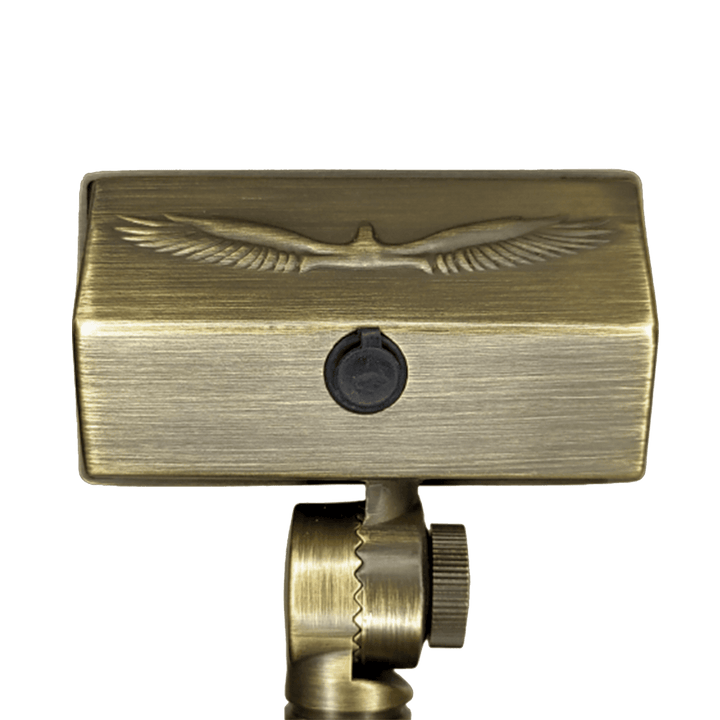 Outdoor Landscape Lighting LED 12V Low Voltage FPBCC04 Cast Brass 3CCT Adjustable 2W-7W Rectangular Built-In LED Floodlight Low Voltage Fixture