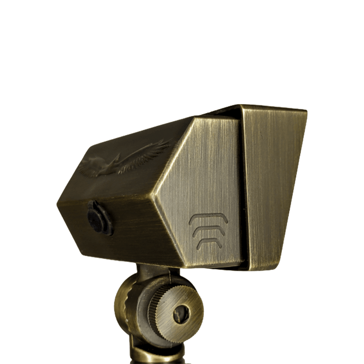 Outdoor Landscape Lighting LED 12V Low Voltage FPBCC04 4x/8x/12x Package Cast Brass 3CCT Adjustable 2W-7W Rectangular Built-In LED Floodlight 12V Low Voltage Fixture