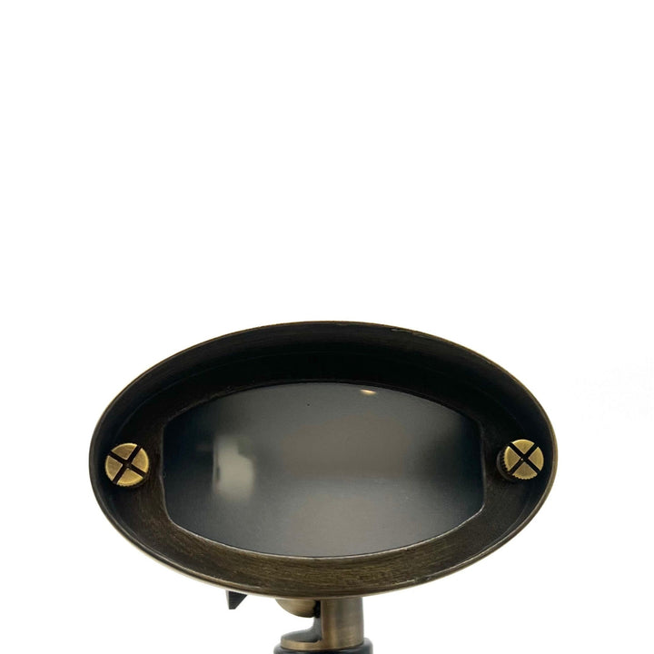 Outdoor Landscape Lighting LED 12V Low Voltage FLBP04 Tulay Antique Brass Oval Floodlight 4x/8x/12x G4 2W Dimmable 2700K Package Low Voltage Landscape Lighting