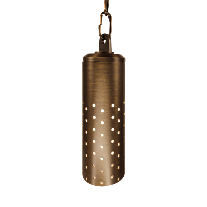 Outdoor Landscape Lighting LED 12V Low Voltage HLB09 12V LED Low Voltage Brass Cylinder Pendant Light Hanging Downlight Fixture