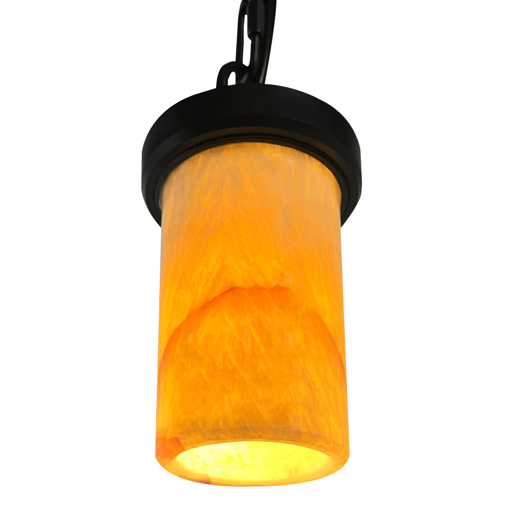 Outdoor Landscape Lighting LED 12V Low Voltage HLS70 12V LED Low Voltage Stainless Steel Marble Cylinder Pendant Light Hanging Downlight Fixture