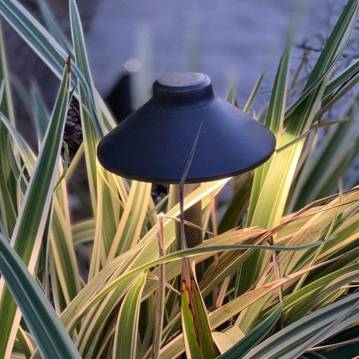 Outdoor Landscape Lighting LED 12V Low Voltage PLB02 Frosted Lens 4x/8x/12x Package Outdoor Garden Pathway Light | 12V Low Voltage Brass Path Light with G4 3W 3000K Bulb