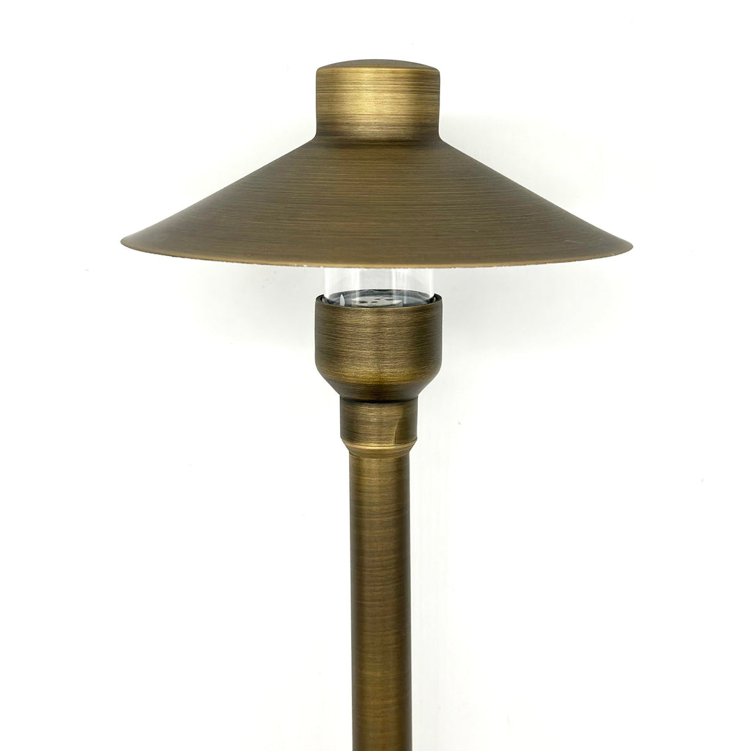 Outdoor Landscape Lighting LED 12V Low Voltage BPLP08 Tulay BH 18" Antique Brass Path Light 4x/8x/12x G4 2W Dimmable 2700K Package Low Voltage Landscape Lighting