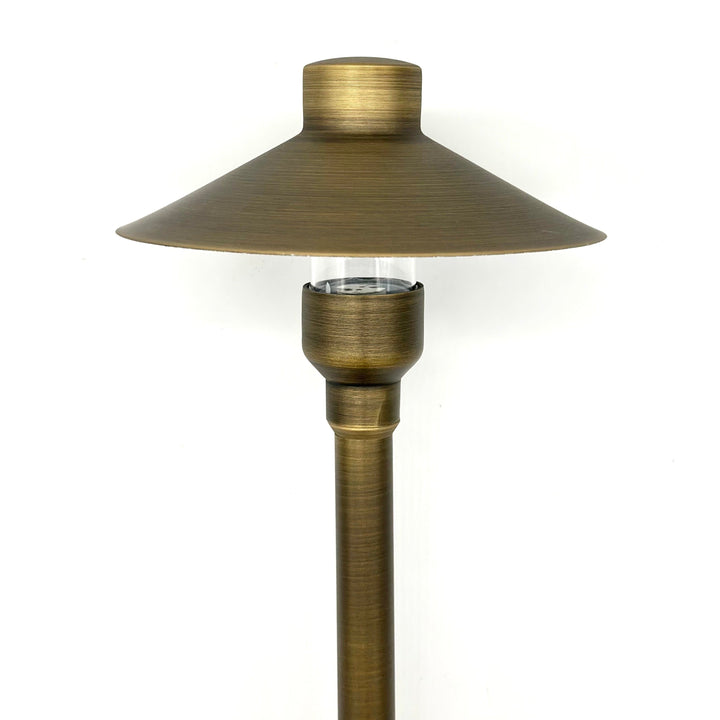Outdoor Landscape Lighting LED 12V Low Voltage BPLP08 Tulay BH 18" Antique Brass Path Light 4x/8x/12x G4 2W Dimmable 2700K Package Low Voltage Landscape Lighting