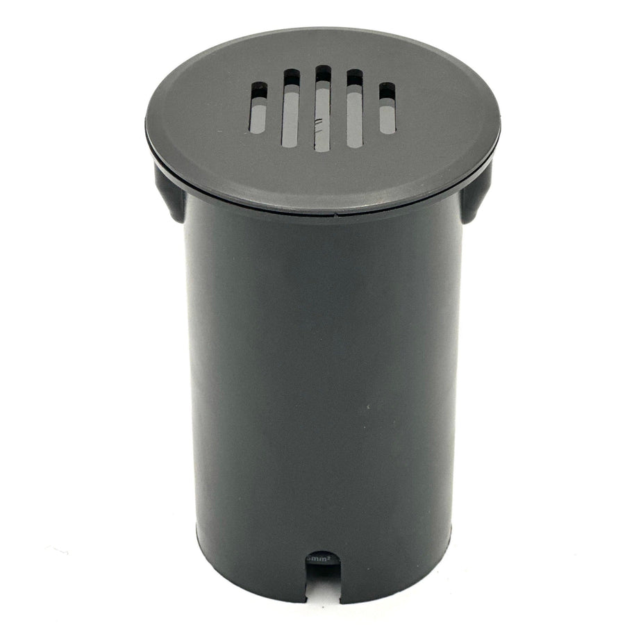 Outdoor Landscape Lighting LED 12V Low Voltage UNBP02 Stelvio Cast Brass In-Ground Well Light Low Voltage Landscape Lighting Black