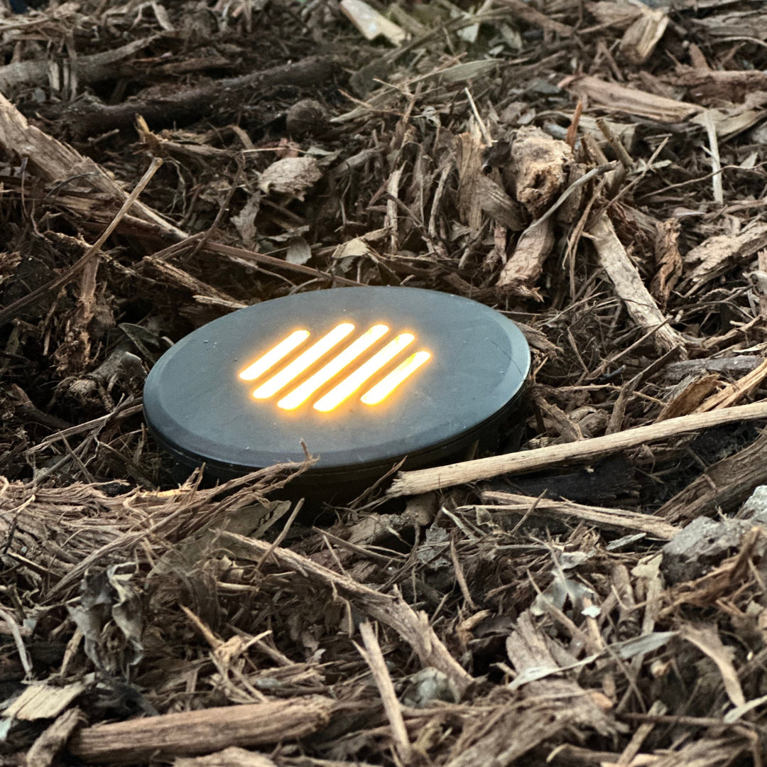 Outdoor Landscape Lighting LED 12V Low Voltage UNBP02 Stelvio Cast Brass In-Ground Well Light Low Voltage Landscape Lighting