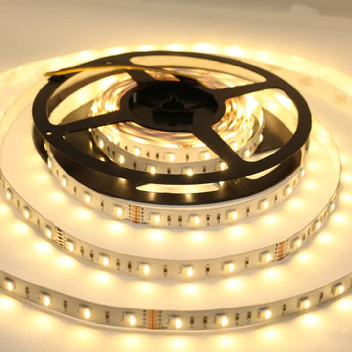Outdoor Landscape Lighting LED 12V Low Voltage SL04 Strip Light RGB 5050 4.8W/ft 10mm DC12V Low Voltage LED Indoor IP20 UL SMD Tape Light