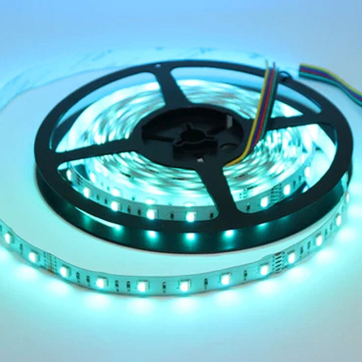 Outdoor Landscape Lighting LED 12V Low Voltage SL04 Strip Light RGB 5050 4.8W/ft 10mm DC12V Low Voltage LED Indoor IP20 UL SMD Tape Light