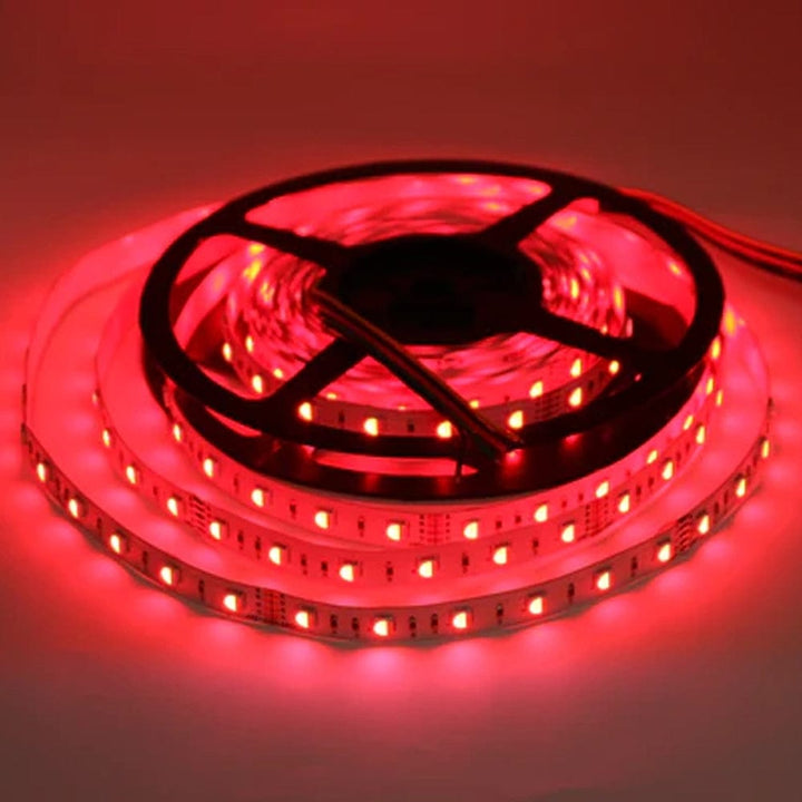 Outdoor Landscape Lighting LED 12V Low Voltage SL04 Strip Light RGB 5050 4.8W/ft 10mm DC12V Low Voltage LED Indoor IP20 UL SMD Tape Light
