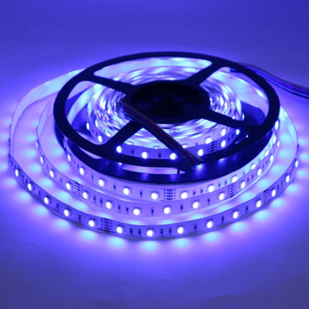 Outdoor Landscape Lighting LED 12V Low Voltage SL04 Strip Light RGB 5050 4.8W/ft 10mm DC12V Low Voltage LED Indoor IP20 UL SMD Tape Light