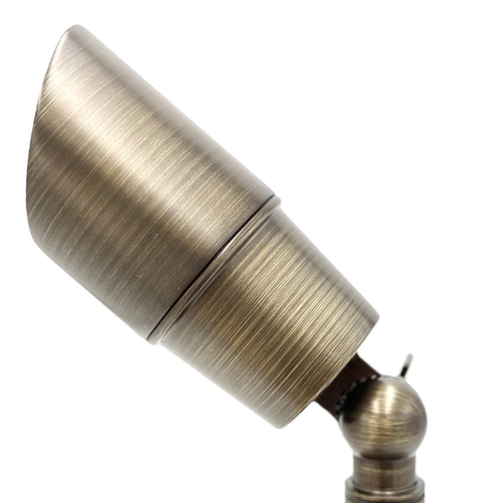 Outdoor Landscape Lighting LED 12V Low Voltage SPBP04 Rein Brown Brass Spotlight 4x/8x/12x 12V MR16 5W 2700K Package Low Voltage Outdoor Lighting