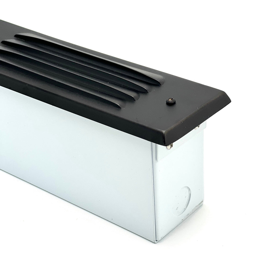 Outdoor Landscape Lighting LED 12V Low Voltage STBP03 Tulay Black Louvered Brass Step Light Low Voltage Outdoor Lighting