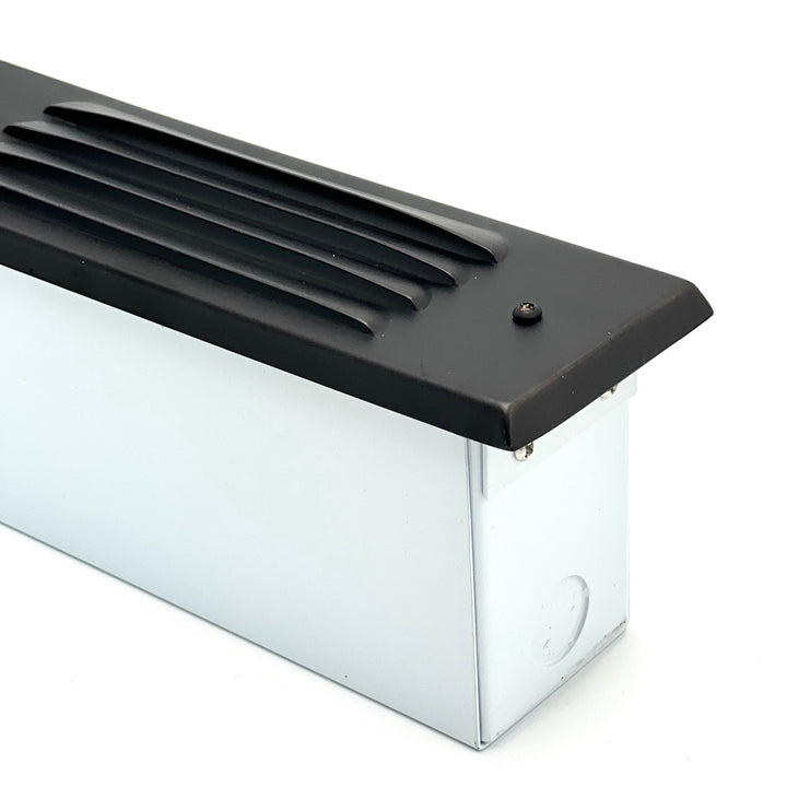 Outdoor Landscape Lighting LED 12V Low Voltage STBP03 Tulay Black Louvered Brass Step Light Low Voltage Outdoor Lighting
