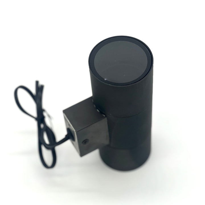 Outdoor Landscape Lighting LED 12V Low Voltage SCSP03 Stelvio Sconce Black Finish Up/Down Light Low Voltage Outdoor Lighting