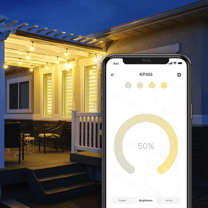 Outdoor Landscape Lighting LED 12V Low Voltage Outdoor Dimmable Smart Plug Single Socket, Smart Home Wi-Fi Outlet Timer 150W Max