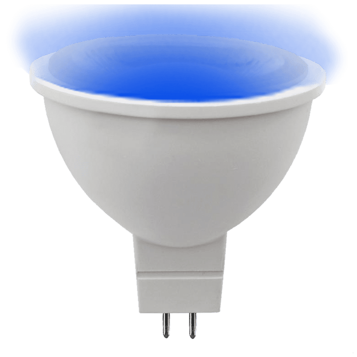 Outdoor Landscape Lighting LED 12V Low Voltage Single Color MR16 5W Red, Green, or Blue Energy Saving Waterproof 12V Low Voltage Outdoor LED Light Bulb Blue