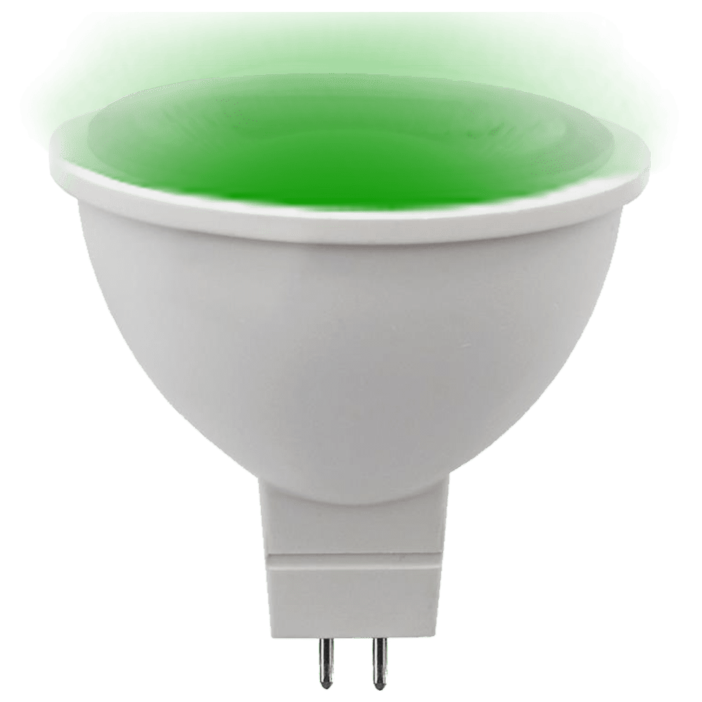 Outdoor Landscape Lighting LED 12V Low Voltage Single Color MR16 5W Red, Green, or Blue Energy Saving Waterproof 12V Low Voltage Outdoor LED Light Bulb Green