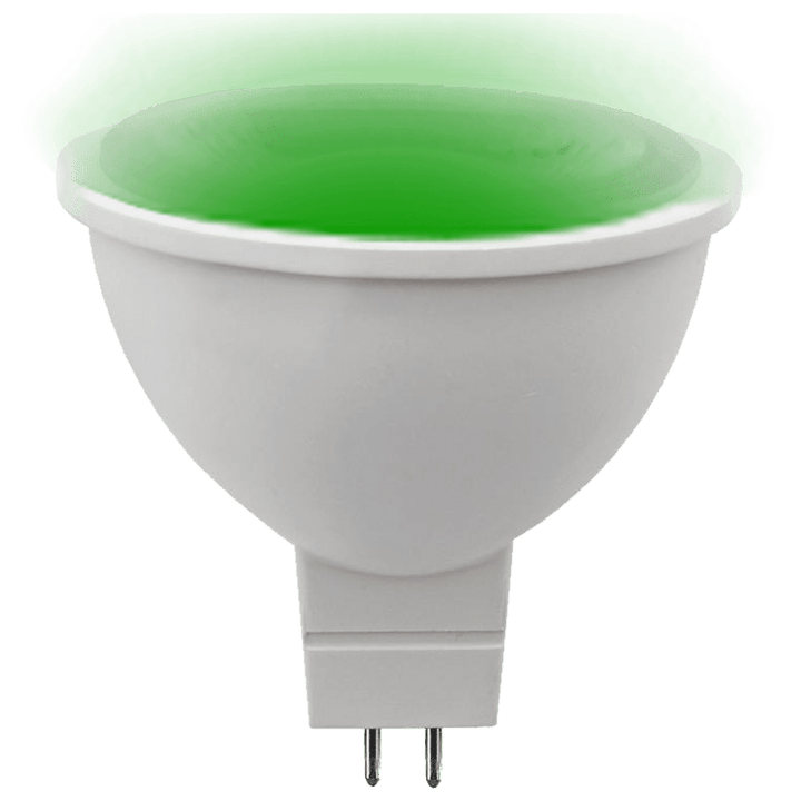 Outdoor Landscape Lighting LED 12V Low Voltage Single Color MR16 5W Red, Green, or Blue Energy Saving Waterproof 12V Low Voltage Outdoor LED Light Bulb Green
