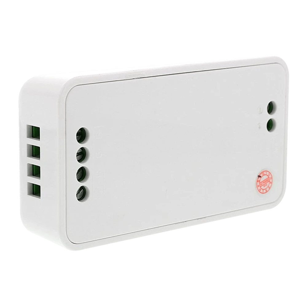 Outdoor Landscape Lighting LED 12V Low Voltage Miboxer 4-Zone Controller Receiver Box DC 12-24V for Single Color, CCT, RGB or RGBW LED Strip Light