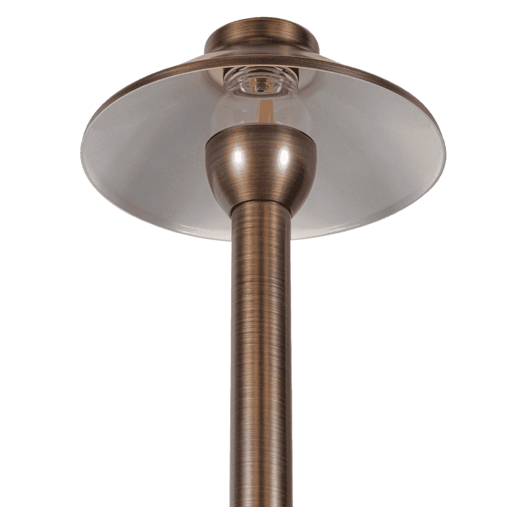Outdoor Landscape Lighting LED 12V Low Voltage PLB02 Clear Lens 4x/8x/12x Package Outdoor Garden Pathway Light | 12V Low Voltage Brass Path Light with G4 3W 3000K Bulb