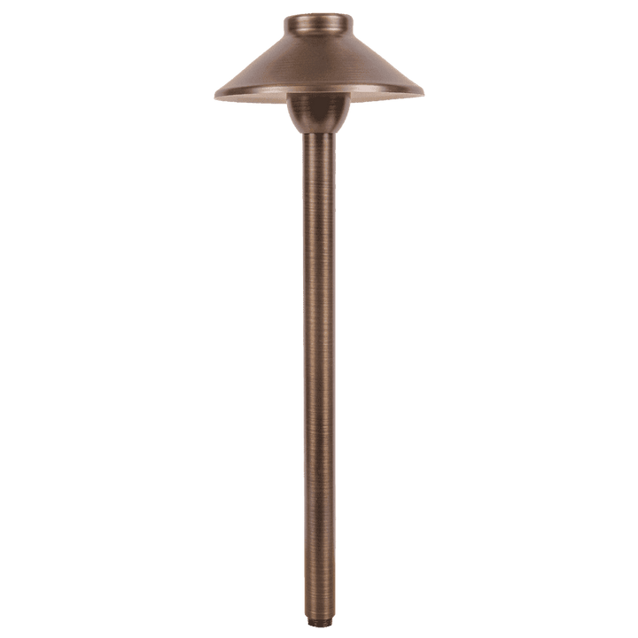 Outdoor Landscape Lighting LED 12V Low Voltage PLB02 Clear Lens 4x/8x/12x Package Outdoor Garden Pathway Light | 12V Low Voltage Brass Path Light with G4 3W 3000K Bulb