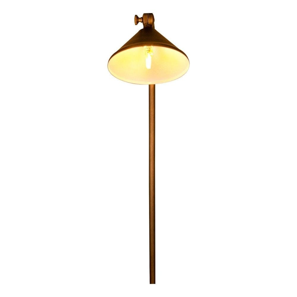 Outdoor Landscape Lighting LED 12V Low Voltage PLB05 4x/8x/12x Package LED 12V Low Voltage Landscape Brass Lighting Directional Pathway Light with G4 2W 3000K Bulb