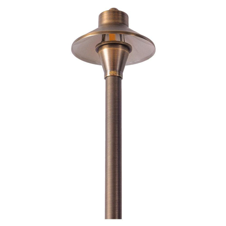 Outdoor Landscape Lighting LED 12V Low Voltage PLB06 4x/8x/12x Package 12V G4 Snub Low Voltage Heavy Duty Cast Brass Outdoor LED Pathway Light with G4 3W 3000K Bulb