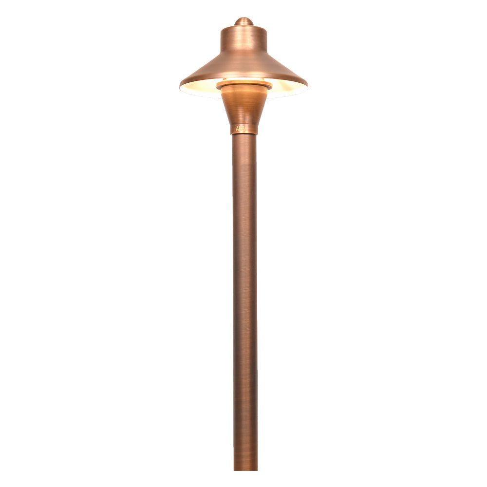 Outdoor Landscape Lighting LED 12V Low Voltage PLB06 Cast Brass Path Light | 12V Low Voltage Landscape Light Lamp Ready G4 Socket